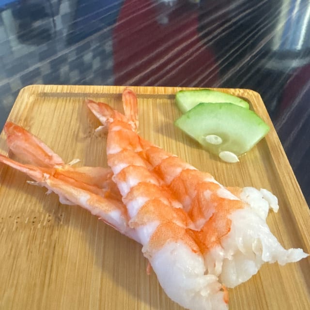 Shrimp Sashimi.